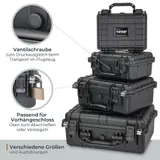HMF Outdoor-Fotokoffer wasserdicht, Waffenkoffer mit Rasterschaumstoff, ODK100 – Bild 6