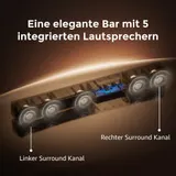 ULTIMEA 5.1 Dolby Atmos Soundbar 340W, mit Subwoofer Bluetooth Poseidon M60 Boom – Bild 2