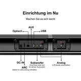 ULTIMEA Apollo S50 4.1 Teilbare 2-in-1 Soundbar für Fernseher mit Subwoofer 200W – Bild 9