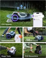 ANTHBOT M5 Mähroboter ohne Begrenzungskabel 500m² NetRTK+Vision Rasenmähroboter – Bild 12