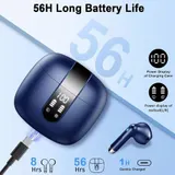 Drsaec NEU Wireless Earbuds Bluetooth 5.3 Kopfhörer mit 4 ENC Blau – Bild 5