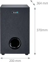 Magnat SBW 280, Vollaktive 2.1 Heimkino-Soundbar mit Wireless Subwoofer – Bild 8