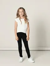 NAME IT 2er Pack Doppelpack Legging NKFVivian schwarz Größe 98/104 bis 158/164 – Bild 2