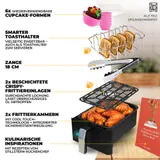 Stillstern Dual Heißluftfritteuse 8L, 2400W, Backen, Dörren, Heissluftfritteuse – Bild 3