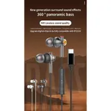 Kabelgebundene In Ear Kopfhörer mit Typ C Anschluss für klare Audio und Anrufe – Bild 7