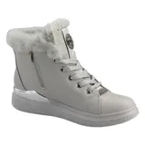 Damen Stiefeletten Winter Sneaker High Warm Gefütterte Freizeit Schuhe Boots – Bild 2