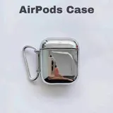 Stilvolle und waschbare galvanisierte für Airpods Hülle Silber Metall Abdeckun – Bild 6