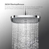 Duschsystem Regendusche Mit Thermostat Handbrause Duschset    Mechanische Tasten – Bild 8