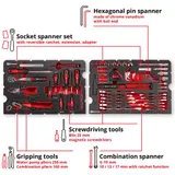 Original Einhell E-CASE 80-tlg. Werkzeugkoffer (Werkzeug-Set im robusten, stapel – Bild 7
