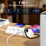 Steckdosenleiste Mehrfachsteckdose Steckdose USB Typ C Mehrfachstecker 3 Fach – Bild 13