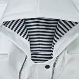 Regenjacke Damen mit Kapuze Wasserdichte Übergangsjacke Jacke Mantel Wanderjacke – Bild 3