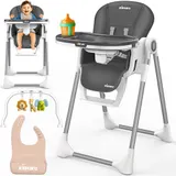 KIDUKU® Hochstuhl Baby 3in1 Kinderstuhl Kinderhochstuhl mit Liegefunktion Tisch – Bild 10