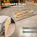 Werkbank Klappwerkbank Werktisch 100 x 50 cm 150kg Tragkraft – Bild 6