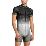 DE Herren Badeanzug Shorty Einteiler Schwimmanzug Rash Guard Bademode Overall – Bild 1