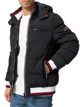 Indicode Herren Winterjacke Marlon-Jacke Steppjacke Kapuze Daunen Optik Männer – Bild 2