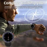 Smartwatch Herren Mit Telefonfunktion Pulsuhr Fitness Tracker 1.70" Touchscreen – Bild 7