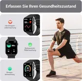 Alexa Smartwatch Damen Herren Fitnessuhr mit Telefonfunktion IP68 Wasserdicht – Bild 5