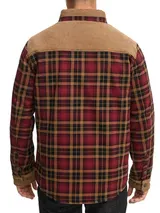 Indicode Herren Übergangsjacke INHolz-Hemd Jacke Holzfällerhemd Teddyfutter – Bild 4