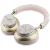 Guess Bluetooth 5.4 Wireless Headset ENC On-Ear 4G Gold Script Metal pink – Bild 3