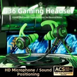 für hifi Gaming Ohrhörer 35mm kabelgebunden Dual Mikrofon für PUBG CSGO PC – Bild 8
