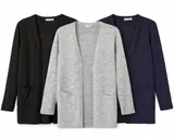 Name it Mädchen Cardigan Strickjacke Kinder Taschen Grau Navy Schwarz 116 -164 – Bild 9