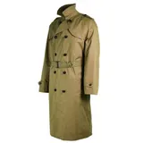 Original Niederländische Armee Offiziers Trenchcoat Militär Mantel Khaki – Bild 3