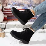 Damen Stiefeletten warm gefüttert Stiefel Winter Boots Schuhe Winterstiefel NEU – Bild 1