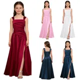 Mädchen Prinzessin Party Kleid Ballkleid Hochzeitsjungfer Abschlussball Kleider – Bild 13