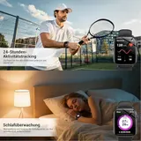 Alexa Smartwatch Damen Herren Fitnessuhr mit Telefonfunktion IP68 Wasserdicht – Bild 6