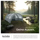Tunnelzelt 6 Personen Familienzelt Gruppenzelt Camping Zelt Outdoor mit Vorzelt – Bild 6