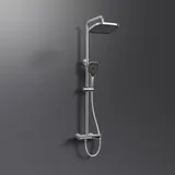 Duschsystem Regendusche Mit Thermostat Handbrause Duschset    Mechanische Tasten – Bild 3