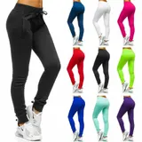 Sporthose Hose Laufhose Trainingshose Freizeithose Sport Damen BOLF Unifarben – Bild 2