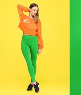 Bellivalini Damen Hose Sport Leggings Elastischer Bund Lang Viskose XS-4XL – Bild 4
