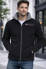 Geographical Norway Herren Herbst Winter  Übergangs warme Fleece Jacke Polar – Bild 1