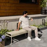 di volio Gartenbank BAISO 130 cm Metall wetterfest – Bild 2