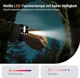 Alexa Smartwatch Damen Herren Fitnessuhr mit Telefonfunktion IP68 Wasserdicht – Bild 7