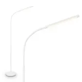 LED Stehlampe Touch Dimmbar Warmweiß Schwenkbar Leselampe 170cm USB-C Weiß – Bild 2