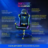 Gaming Stuhl RGB LED Beleuchtung Gamer Sessel Gaming Chair Gamingstuhl – Bild 3