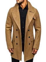 Wintermantel Mantel Winterjacke Sakko Stehkragen Men Mix Herren BOLF 4D4 Classic – Bild 1