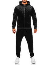 Trainingsanzug Jogginganzug Laufhose Sweatshirt Basic Men Herren BOLF Unifarben – Bild 1