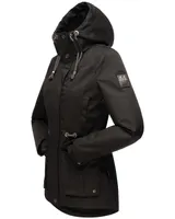 Marikoo Designer Damen Übergangs Jacke leicht gefüttert Kapuze Herbst B931 NEU – Bild 4