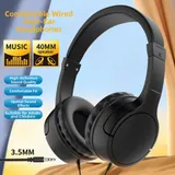 3,5 mm Stereo-Kopfhörer mit breitem Ohrmuschel-Design für komfortables länger – Bild 2