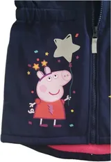 Peppa Pig Softshelljacke Funktionsjacke Jacke Mädchen Gr. 98-128 Gefüttert Kapuz – Bild 6