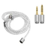 1,2 m versilbertes 3-in-1 Kopfh?rerkabel f??r Typ-C 4,4 mm 3,5 mm Audio – Bild 5