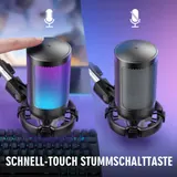 FIFINE USB Mikrofon PC Gaming mit Arm, Shock Mount für Streaming Podcast Studio – Bild 2