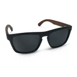 TWO-X Sonnenbrille Wood schwarz Look Holz Bamboo getönt polarisiert – Bild 2