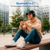 MEDION LIFE HX1 Plus Over Ear Kopfhörer Bluetooth ANC Wireless Schwarz – Bild 4