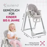 Kinderhochstuhl klappbar Babystuhl Kinderstuhl Babyhochstuhl ab Geburt mit Tisch – Bild 8