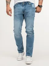 Herren Jeans Stretch Hose Lorenzo Loren Herrenjeans Regular Fit M83 NEU W29-W44 – Bild 2