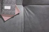 Modernes XXL Ecksofa DECADENCIA 320cm silbergrau Samt Bigsofa inkl. Kissen – Bild 5